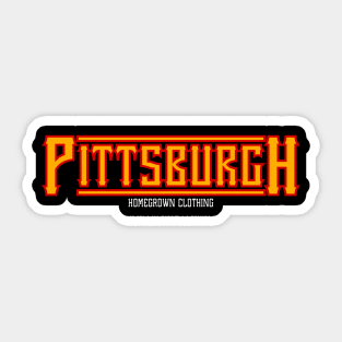 Homegrown Pittsburgh Logo Sticker